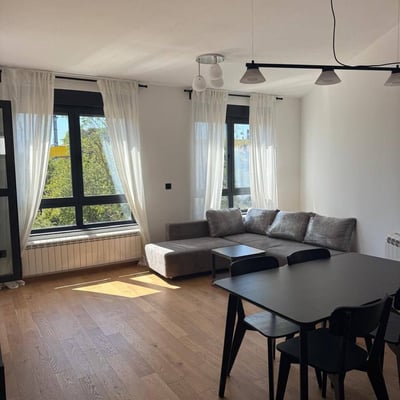 Rental of a brand-new 3-room apartment, 78 m², near the city center of Belgrade, Serbia